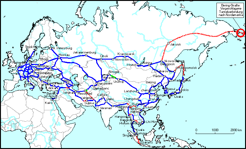 EURASIAN LAND-BRIDGE AS TRADE ROUTE – von Witte